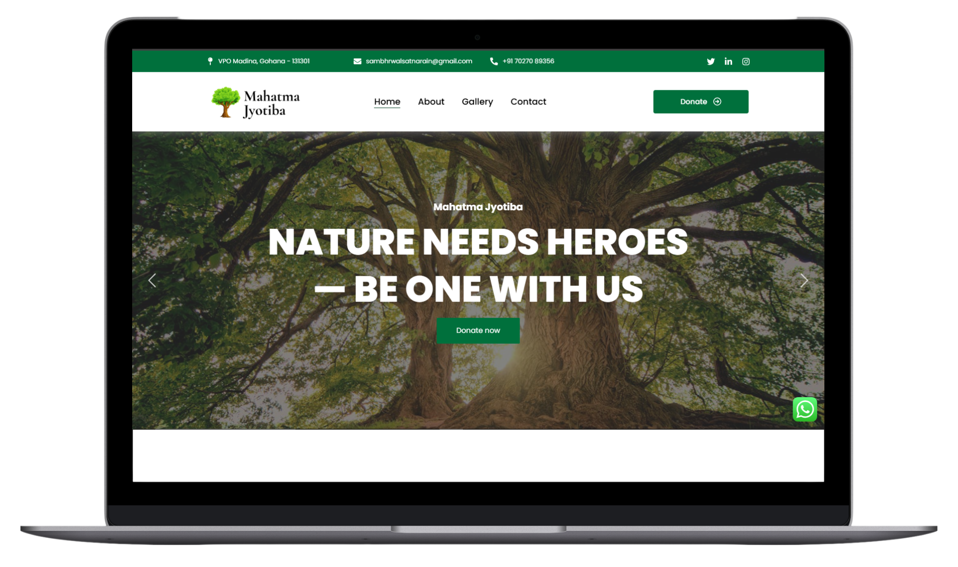 Mahatma Jyotiba Website Project